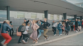 Flashmob Tallinna Bussijaamas