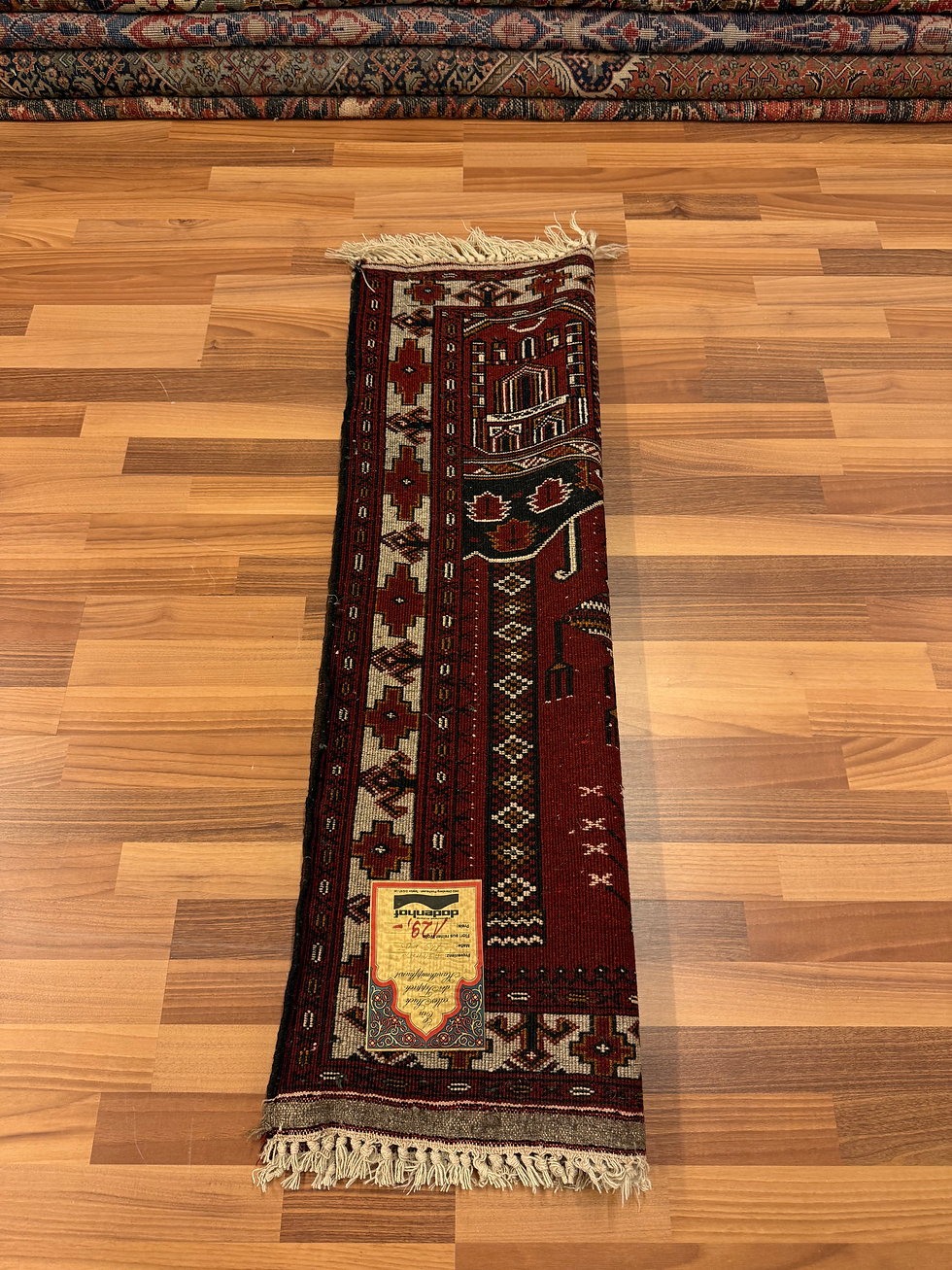 Pikkukuva: Käsinsolmittu Afganistanilainen/kunduz rukousmatto 115*65