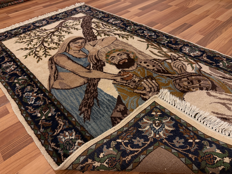 Pikkukuva: Käsinsolmittu Pakistanilainen matto 163*93