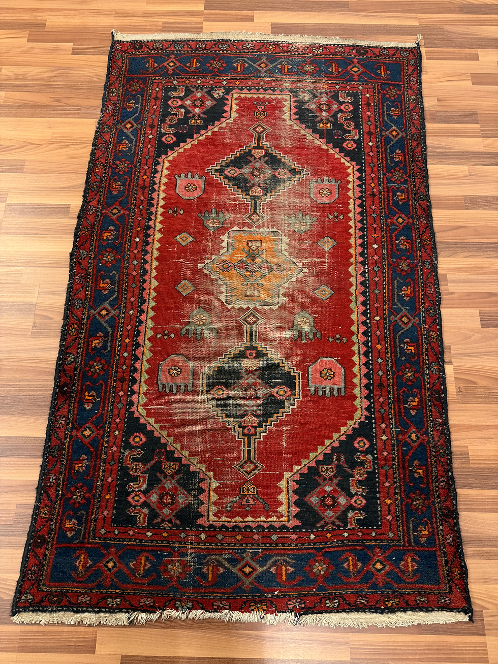 Pikkukuva: Käsinsolmittu Hamadan (vintage) matto 210*125