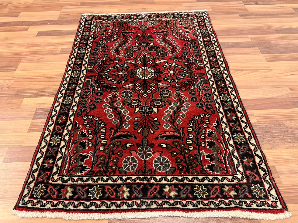 Pikkukuva: Käsinsolmittu Persialainen-Lilian matto 126*80