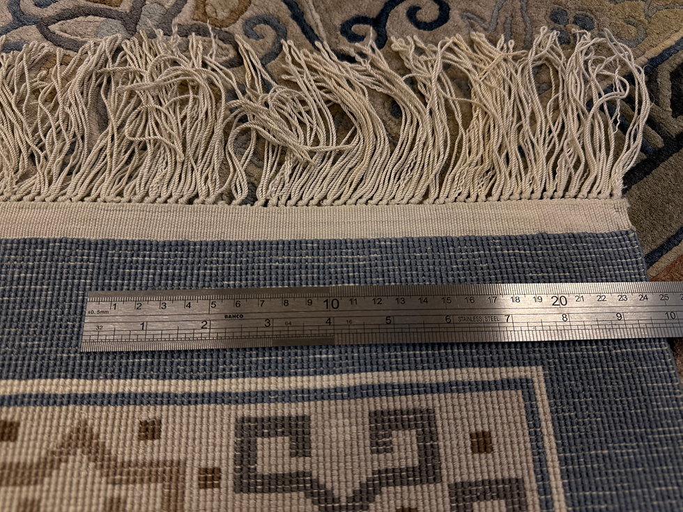 Pikkukuva: Upea Käsinsolmittu silkki matto 300*215