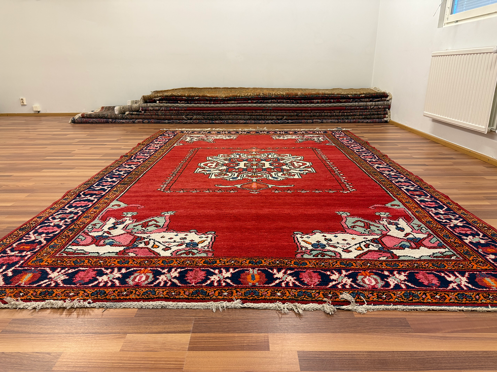 Pikkukuva: Upea antiikki matto(noin 100 vuotta vanha) 305*210