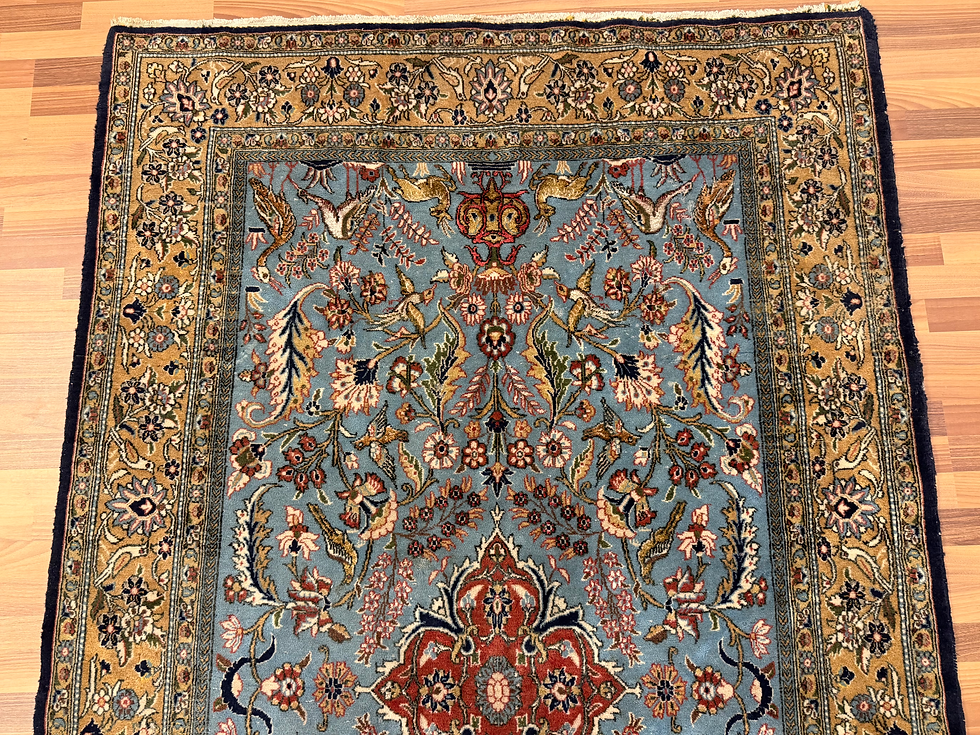 Pikkukuva: Käsinsolmittu Persialainen/Qum-Shahreza matto 254*154