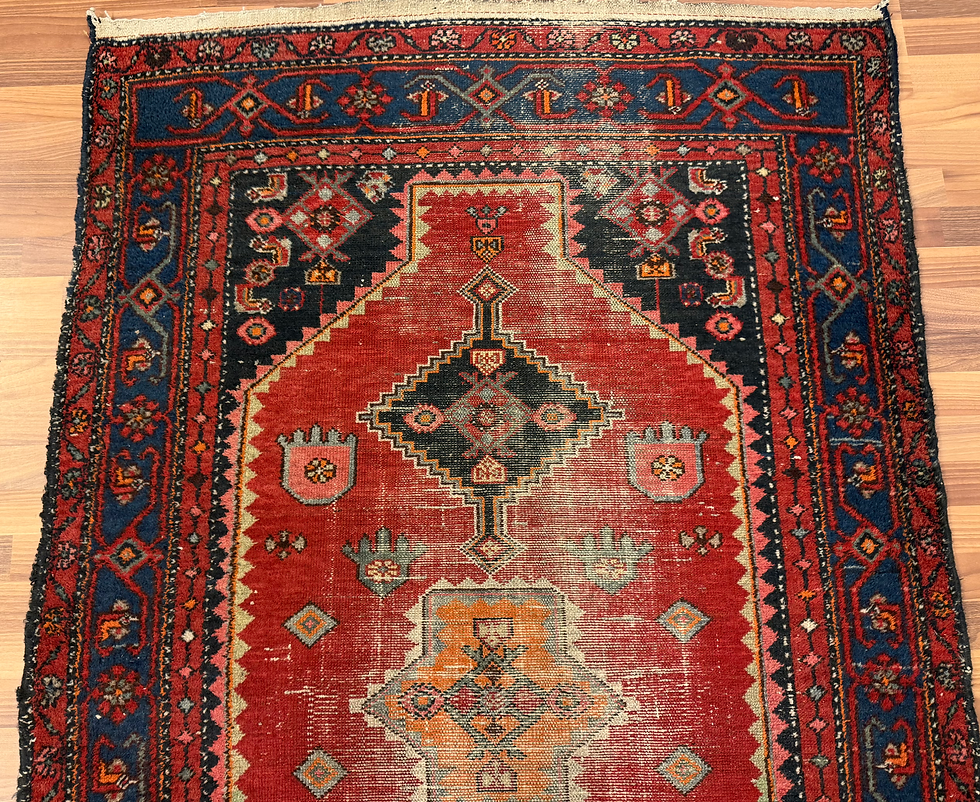 Pikkukuva: Käsinsolmittu Hamadan (vintage) matto 210*125