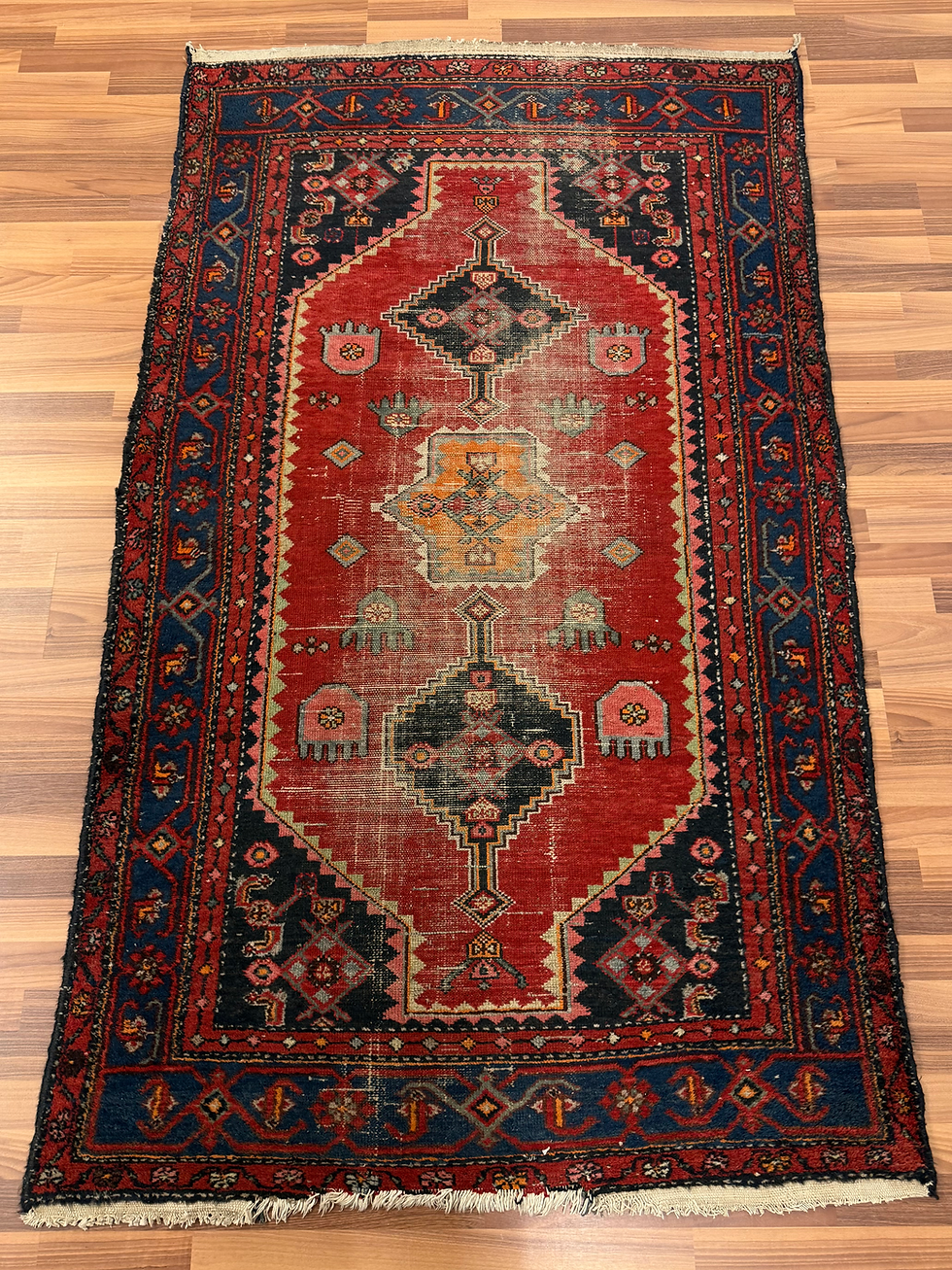 Pikkukuva: Käsinsolmittu Hamadan (vintage) matto 210*125