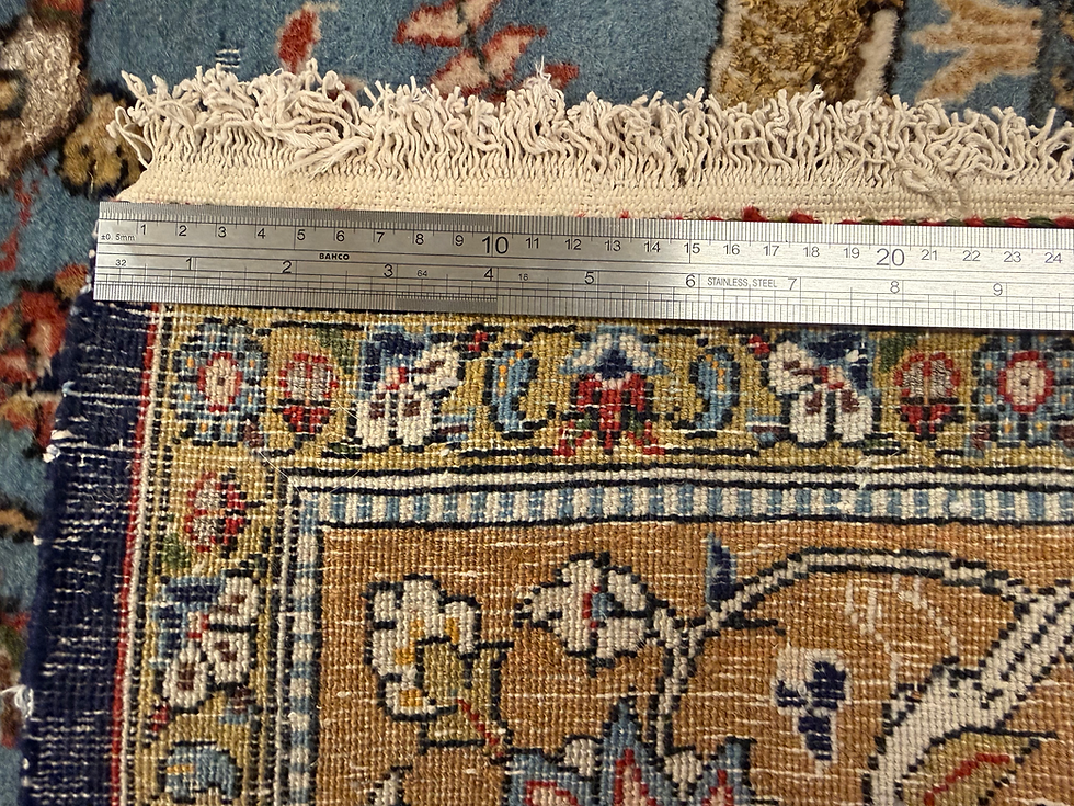 Pikkukuva: Käsinsolmittu Persialainen/Qum-Shahreza matto 254*154