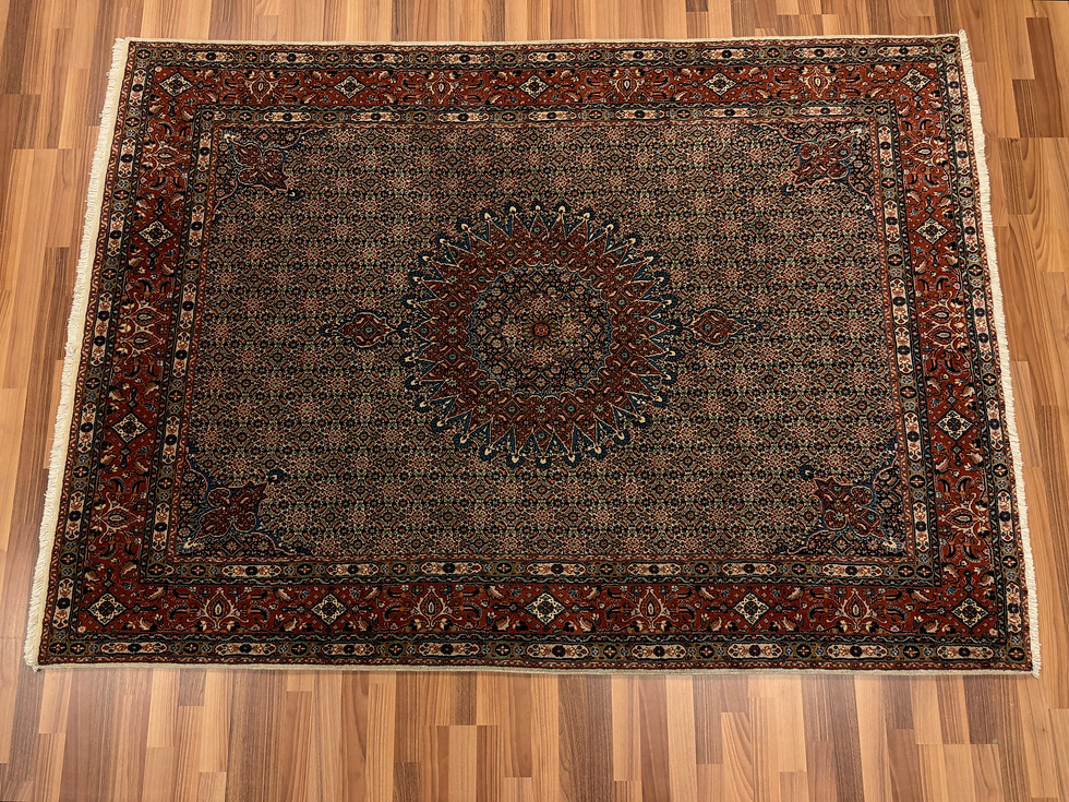 Pikkukuva: Käsinsolmittu Persialainen Moud matto  235*168