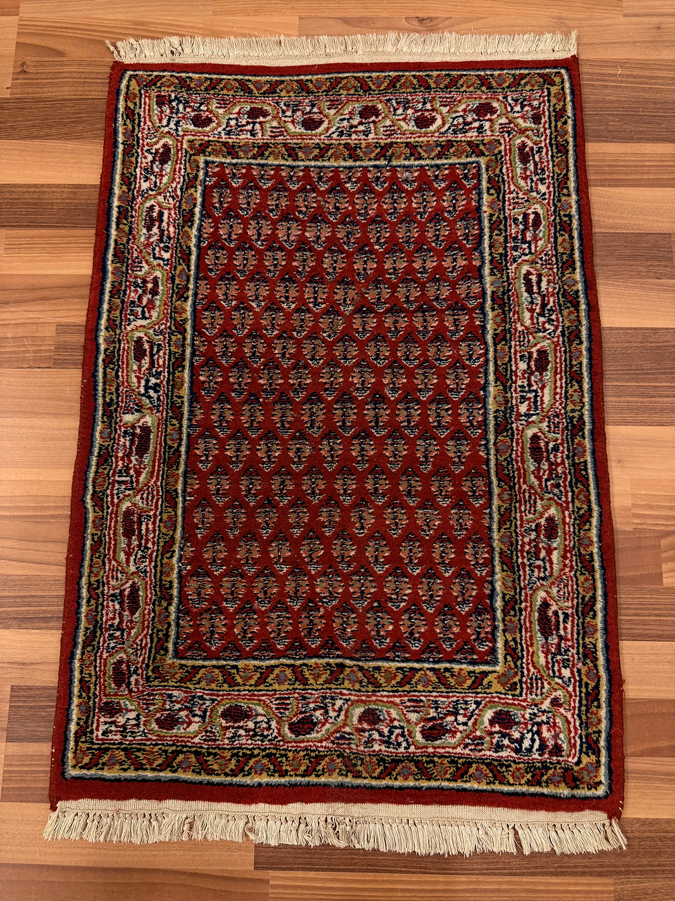 Pikkukuva: Käsinsolmittu intialainen matto 95*84