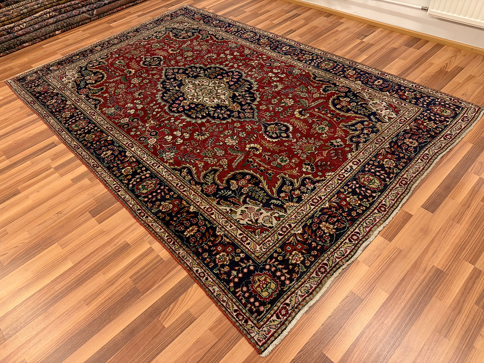 Pikkukuva: Käsinsolmittu vintage Persialainen matto 310*202