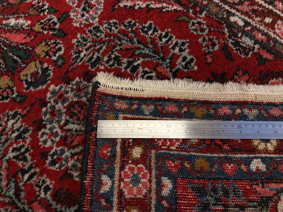 Pikkukuva: Käsinsolmittu Persialainen Saroug matto 135*78
