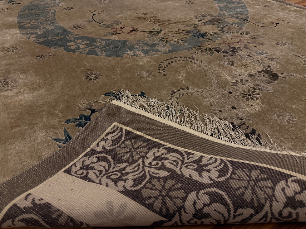 Pikkukuva: Käsinsolmittu silkki matto 275*182