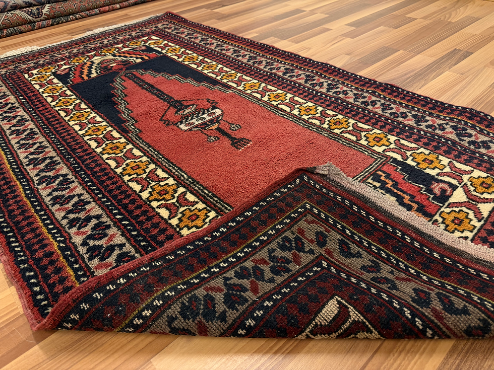 Pikkukuva: Käsinsolmittu matto 177x97