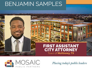 Congratulations to our recent placement - Benjamin Samples!