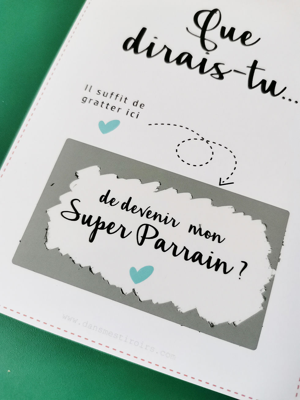 Miniature : DUO de cartes à gratter pour PARRAIN et MARRAINE