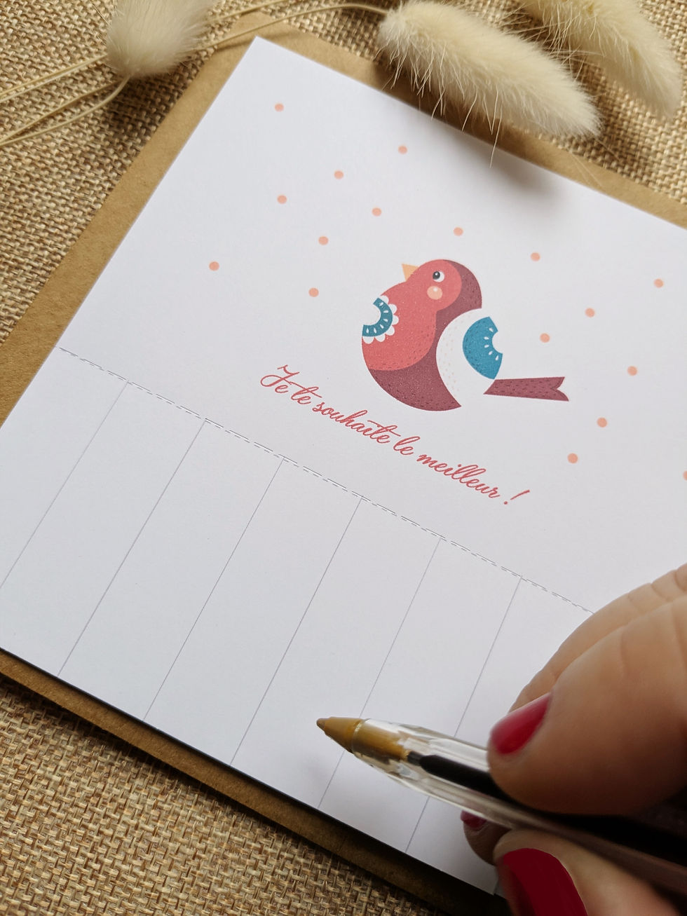 Miniature : Carte languettes à remplir