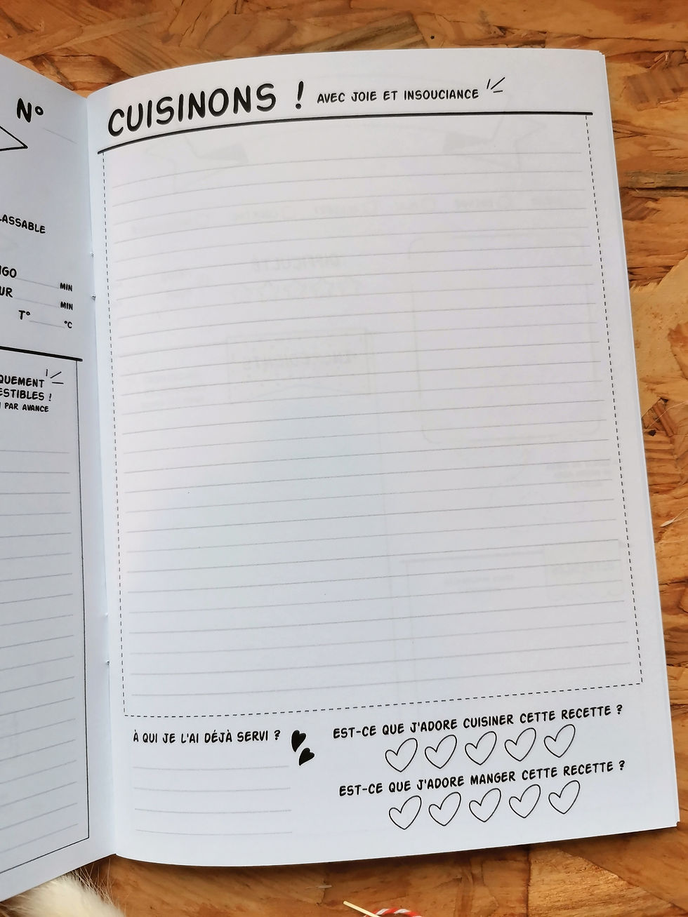 Miniature : Grand carnet de RECETTES