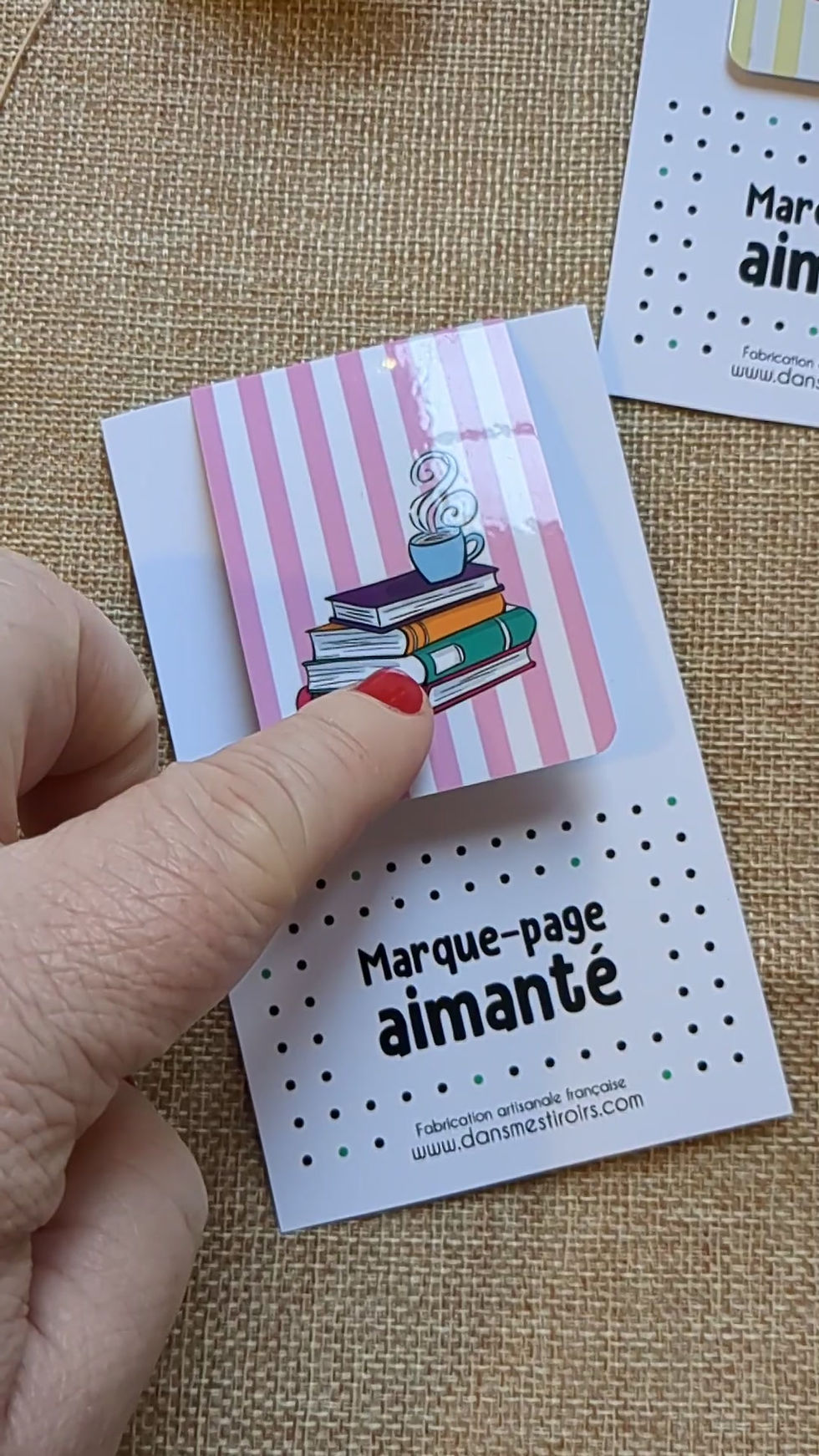 Miniature : Marque-page aimanté