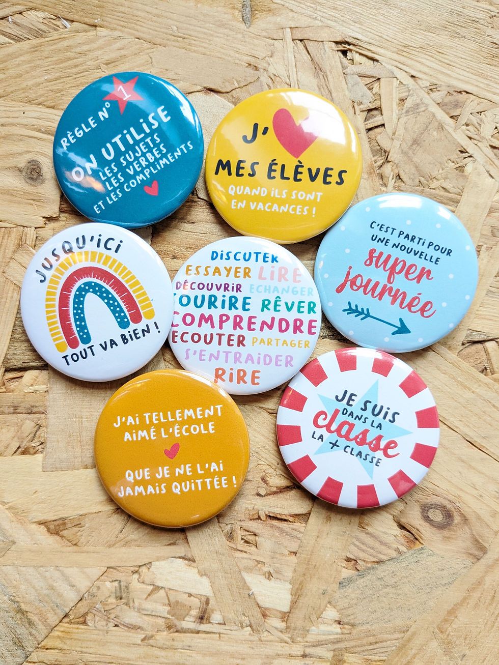 Miniature : Badges BONNE HUMEUR