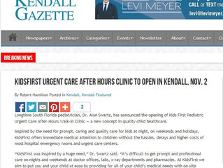 Kids First is making headlines with the Kendall Gazette