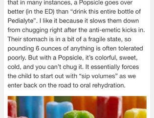 Popsicles can help re-hydrate and taste great!