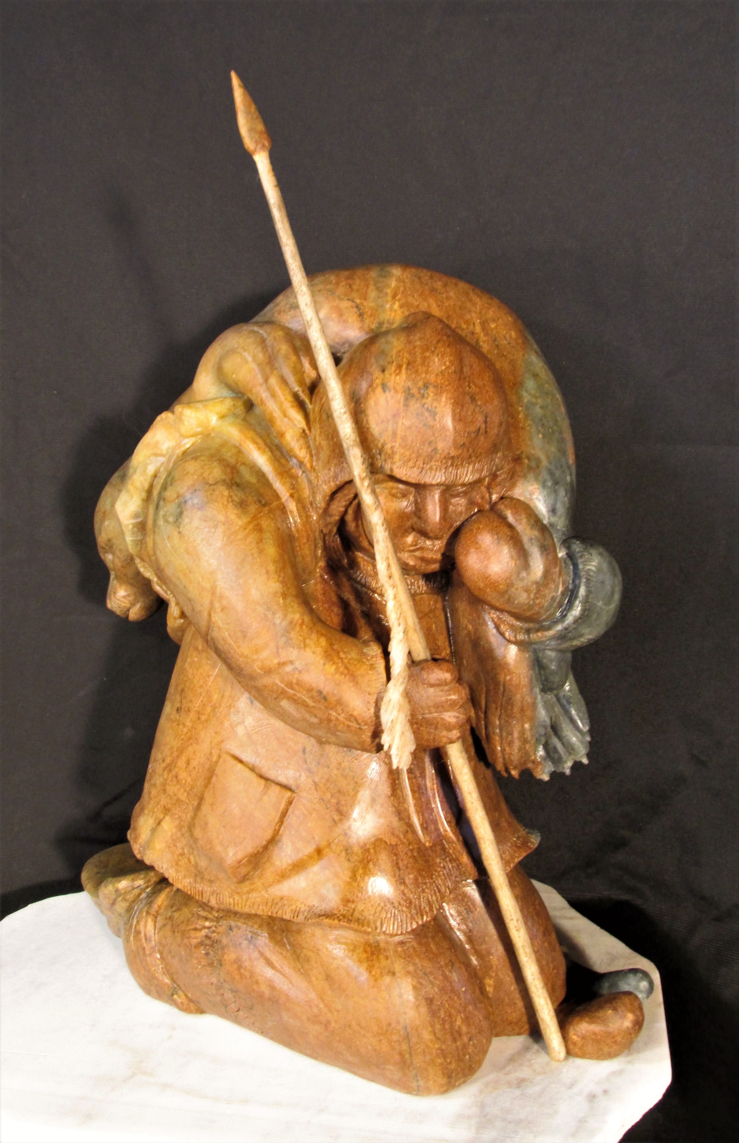 Inuit Hunter with Seal