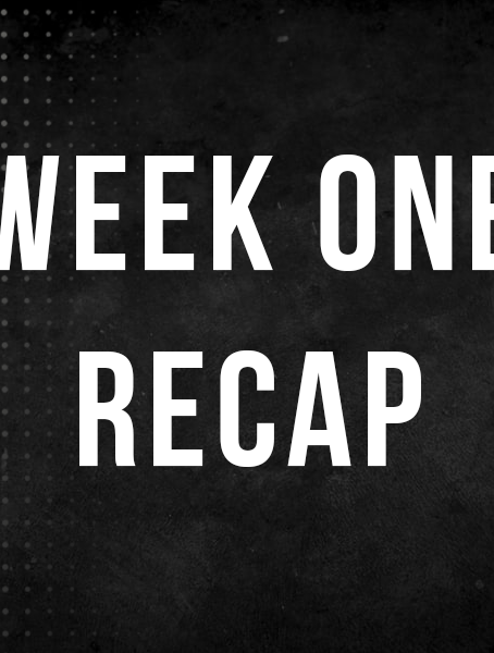 2021 Week 1 Recap