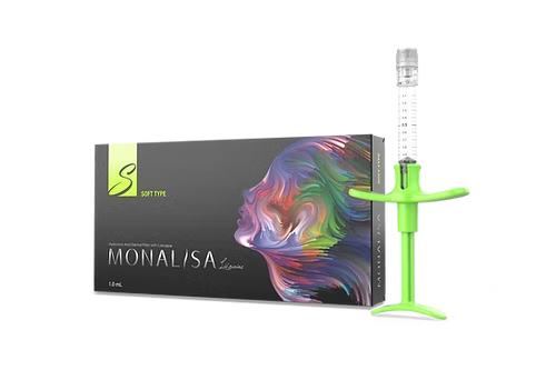 MONALISA SOFT TYPE 1X1ML smooths fine lines and hydrates delicate areas like under-eyes and lips. A gentle, natural-looking filler with fast recovery.