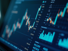 AI-powered financial dashboard showing private company valuation metrics