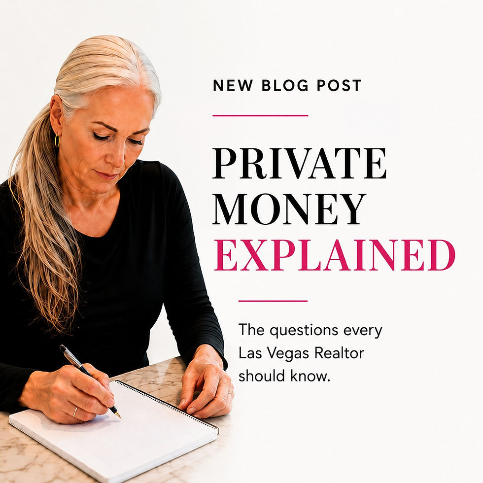 Jacqueline O'Shaughnessy doing loan docs on a Private money deal that has closed