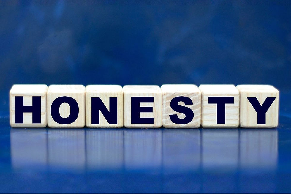 dice spelling the word honesty.jpg