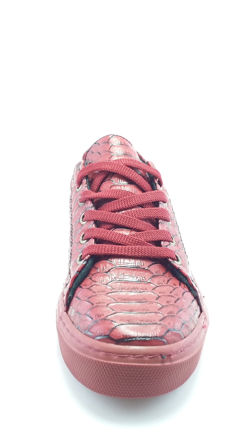 Küçük resim: Zuma croco desing claret red  sneakers sports woman's