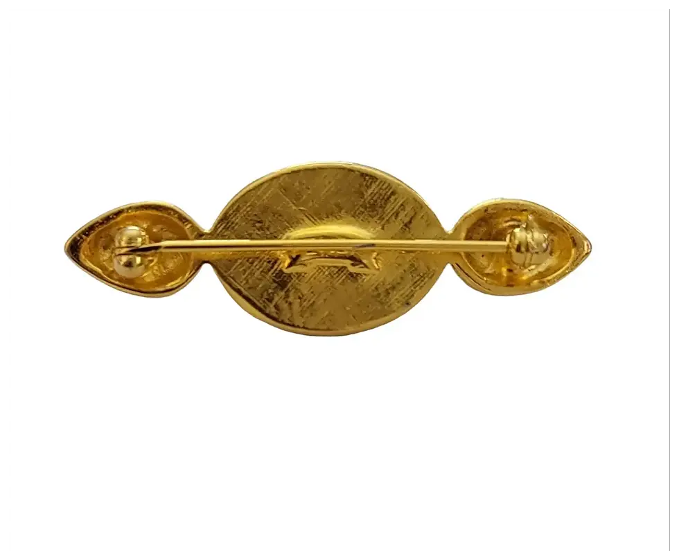 Thumbnail: Fendi Signature Faux Pearl Pin Brooch