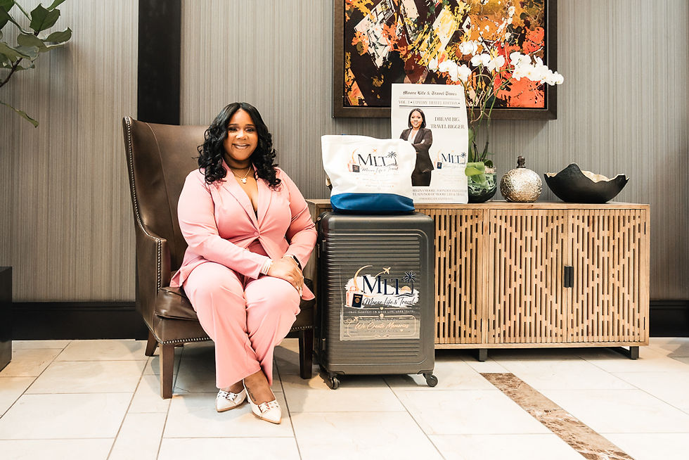 Regina Moore of Moore Life Travels during a New Orleans personal branding photography session