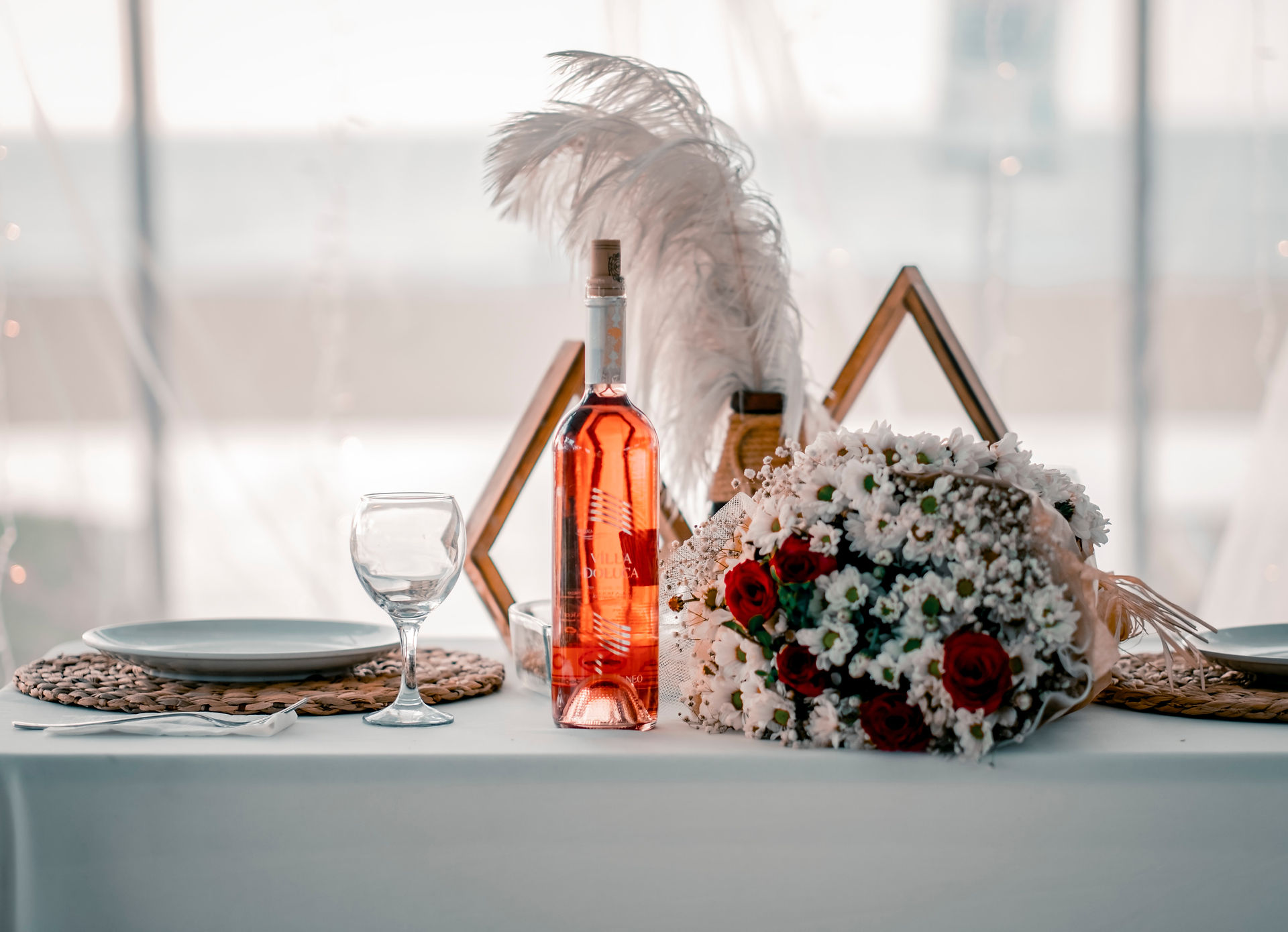 Wedding Venue table decor photography