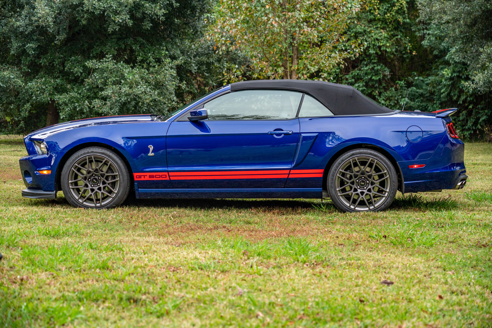 Blue 2013 Ford Mustang Shelby GT500 Convertible New Orleans automotive photographer