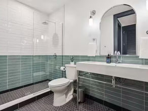 Bright Airbnb boudoir photo shoot location at Seven16 on Canal Street in New Orleans