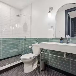 Bright Airbnb boudoir photo shoot location at Seven16 on Canal Street in New Orleans
