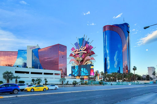 Rio Hotel exterior against the Las Vegas sky