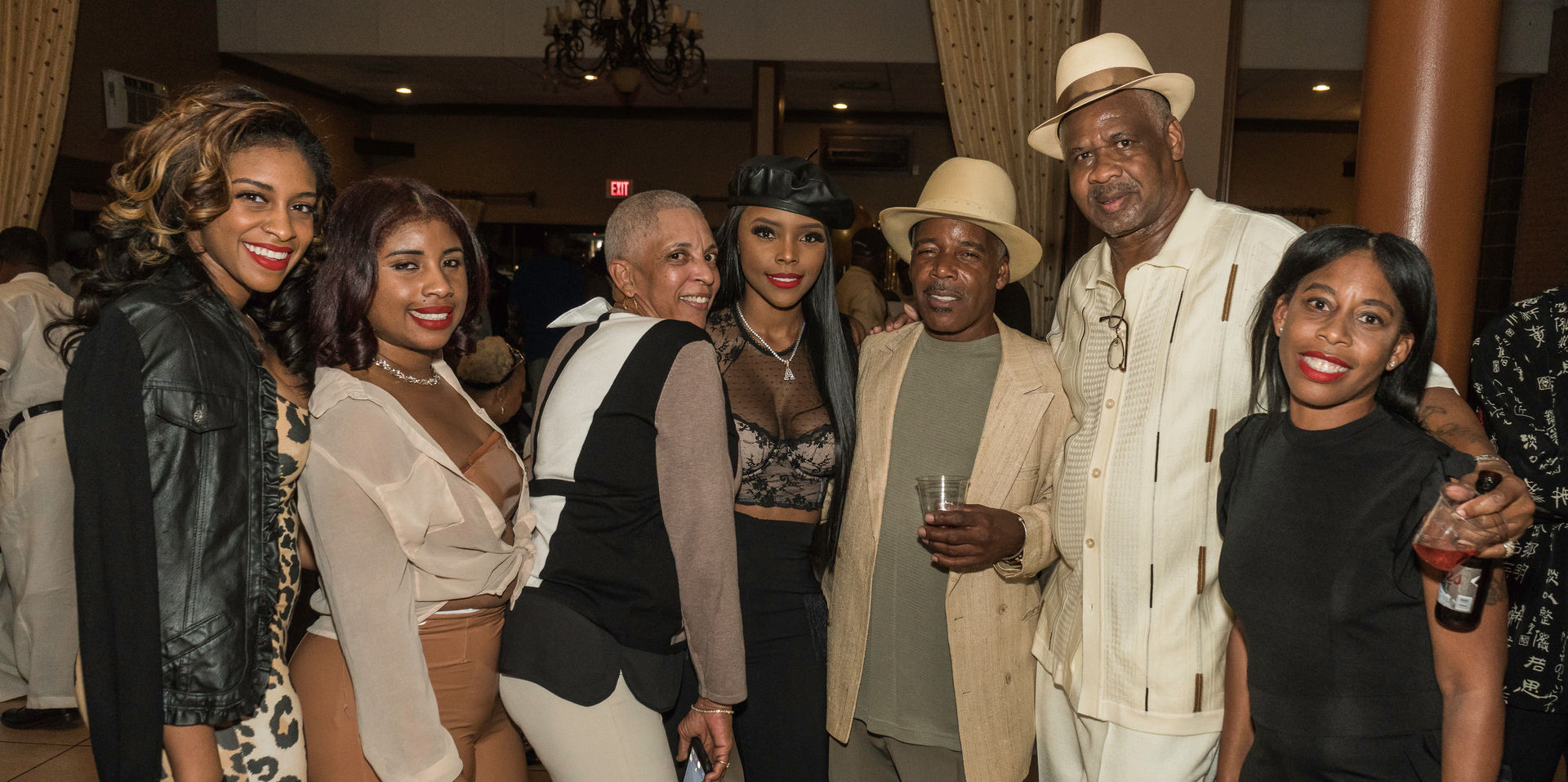 Angel Love from Basketball wives in new Orleans birthday party venue
