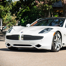 exterior white 2012 Fisker Karma