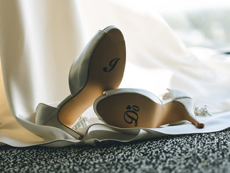 "i do" on wedding heels