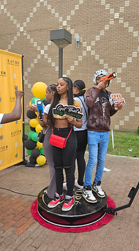 Xavier university 360 photo booth Karlous miller, black Chyna, Nick young, Swaggy P, saucy santana for BETs College Hill