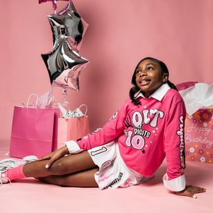 Pink-Themed 10th Birthday Portrait Session in Studio