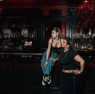 45th birthday girls trip photo shoot at The Saint Hotel Michael Suite in New Orleans