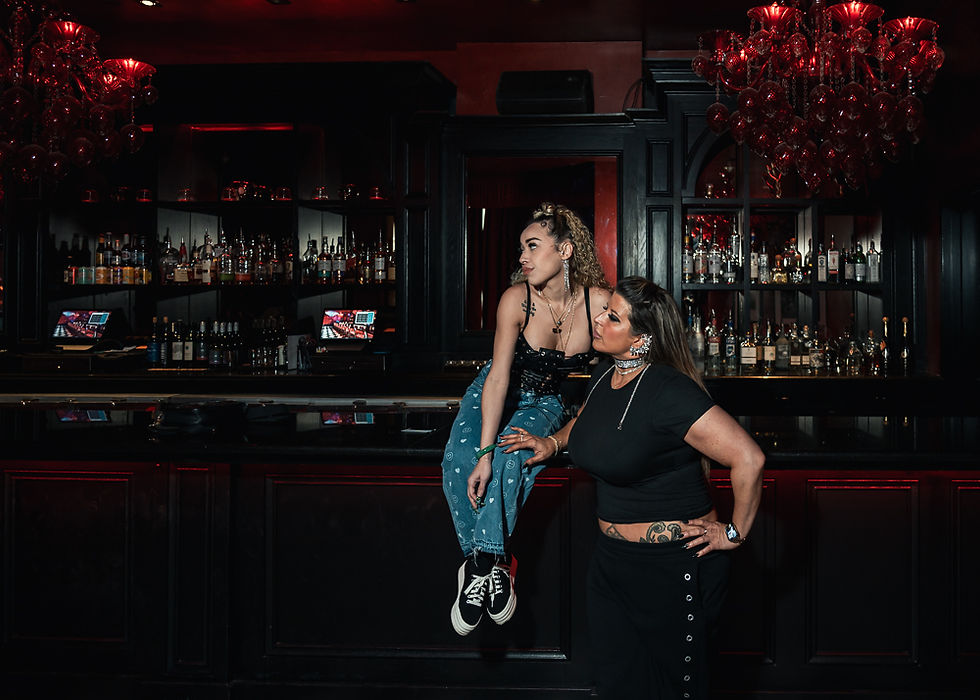 45th birthday girls trip photo shoot at The Saint Hotel Michael Suite in New Orleans