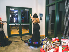 wedding 360 photo booth rental with props