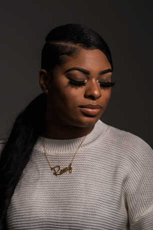 Black model portrait headshot photography