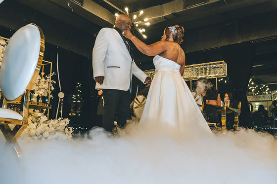 Dancing on clouds first dance at NOLA Skyline