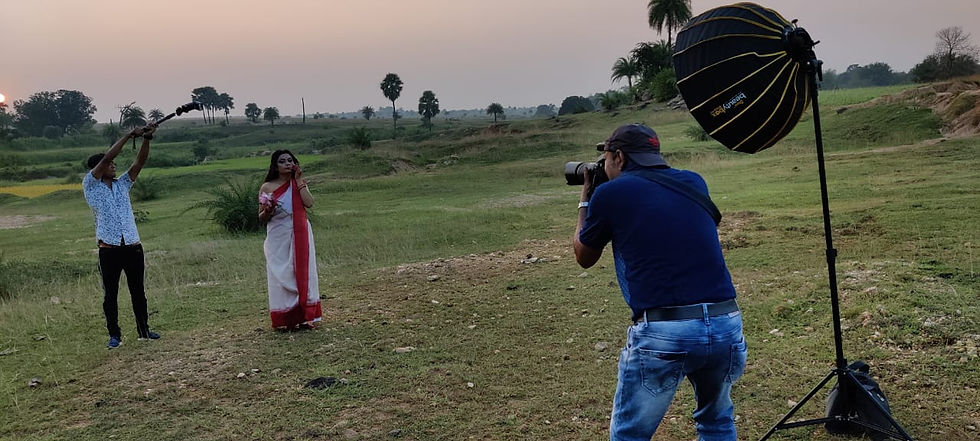 A lady posing for Conceptual Theme Photography by Ranjan KM's Photography, Deoghar, Jharkhand